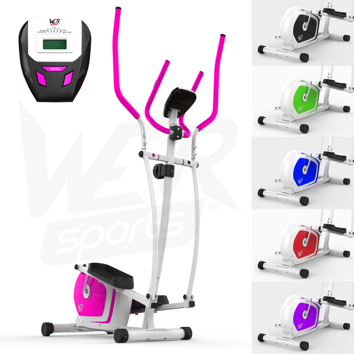pink0 1 Pink revxtreme vibe magnetic elliptical cross trainer by we r sports