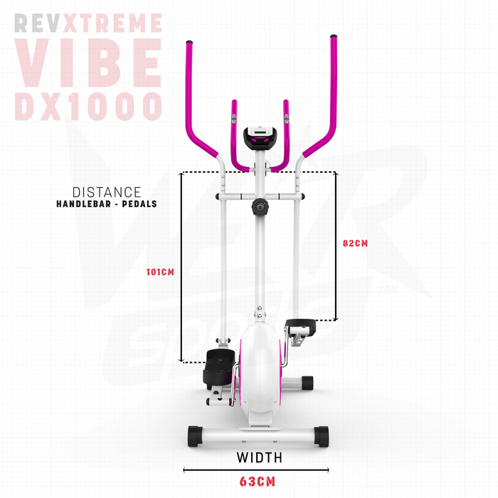 Revxtreme vibe DX1000 size dimensions from We R Sports