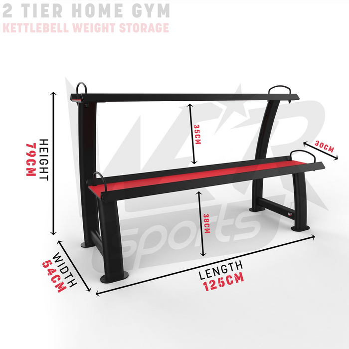 Home gym storage stand rack with dimensions