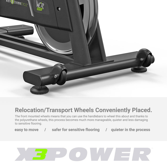 RevXtreme X3Power Indoor Spin Bike adjustable seat