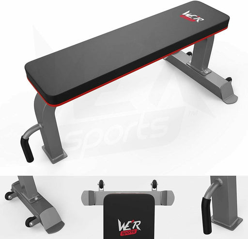 Commercial Flat Weight Bench Chest Press Dumbbell Gym Workout