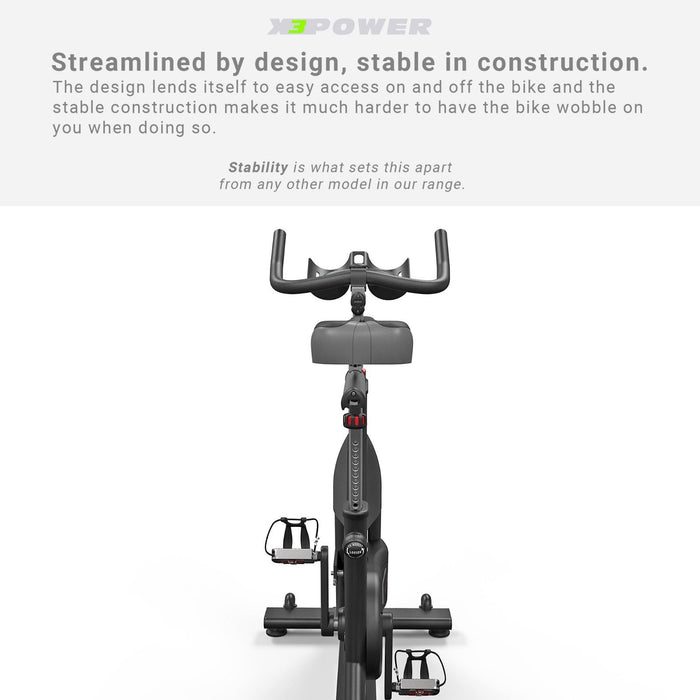 RevXtreme X3Power Indoor Spin Bike stable construction