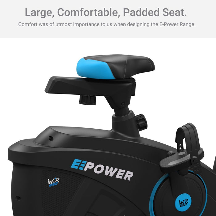 E-Power Cardio Exercise Bike seat adjustment