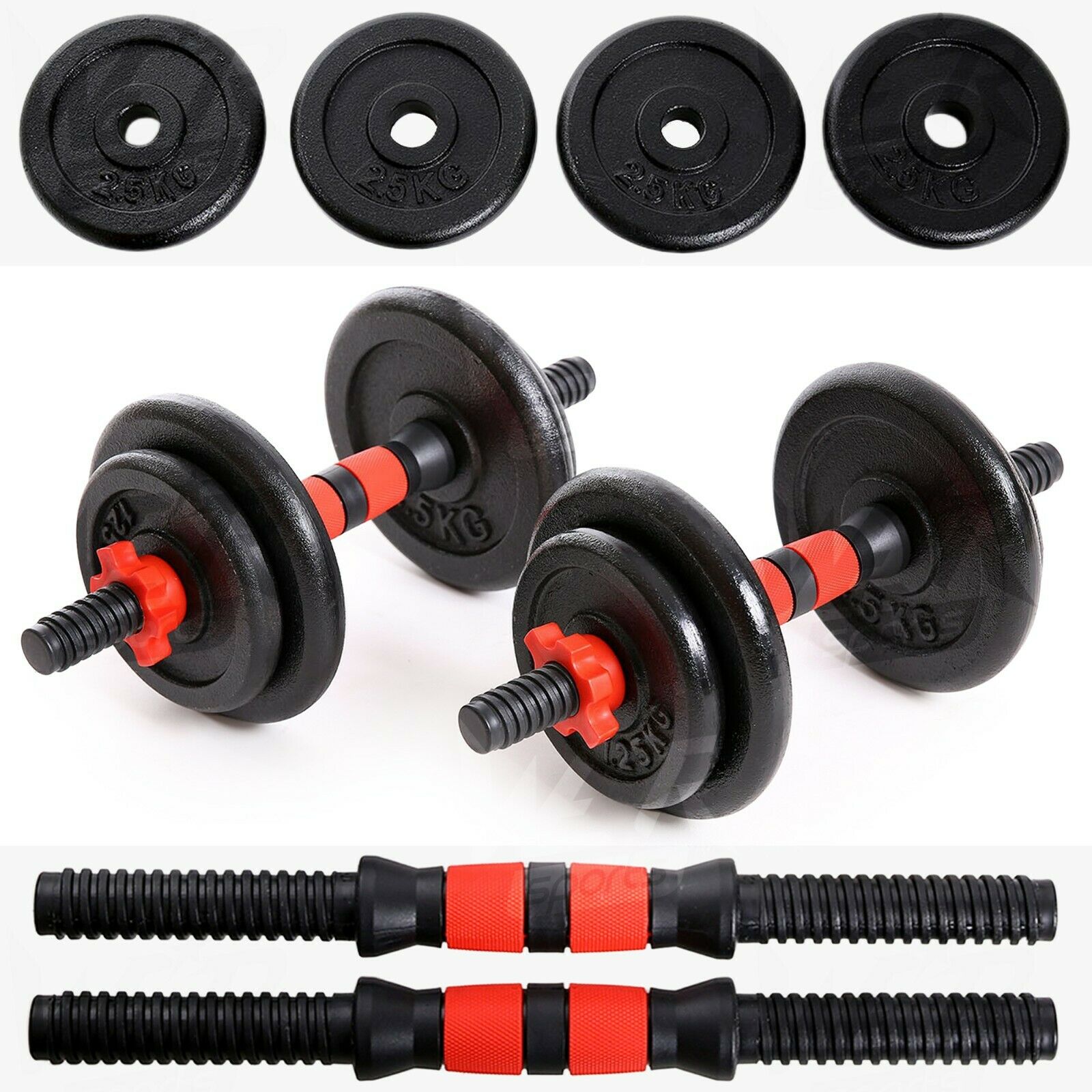 Weight Lifting Everlast Adjustable Weights Gym Equipment Everlast