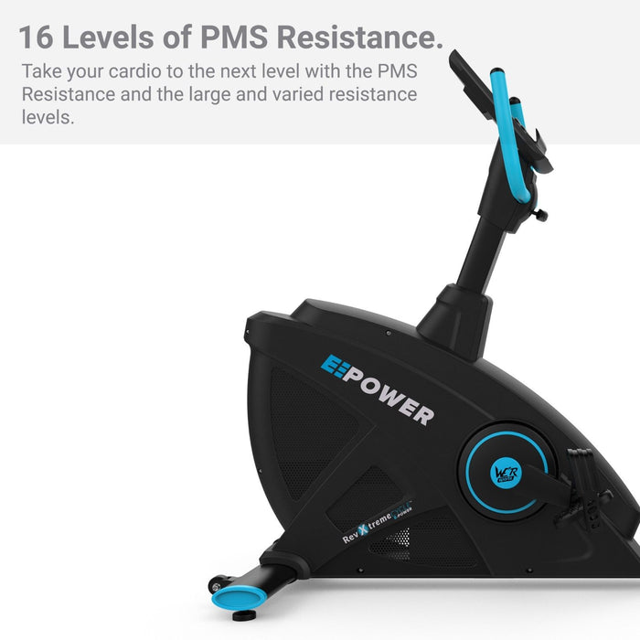 E-Power Cardio Reclining Exercise Bike and resistance