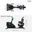 E-Power Cardio Reclining Exercise Bike dimensions
