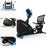 E-Power Cardio Reclining Exercise Bike different views