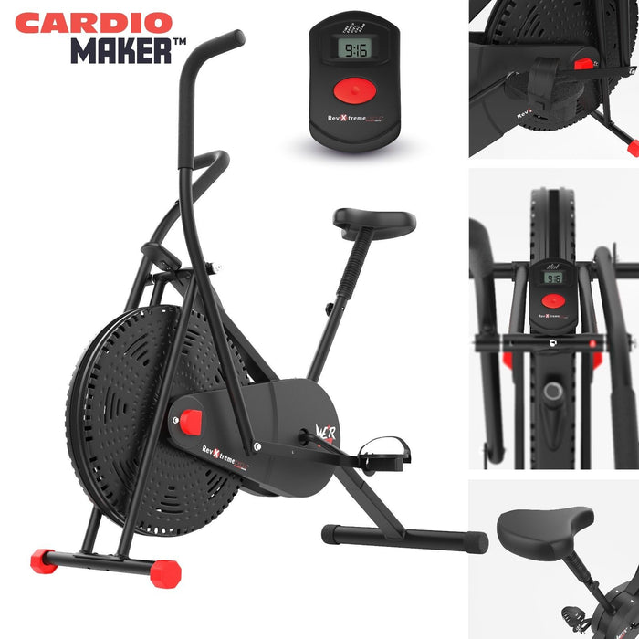 Air Assault Fitness Cardio Exercise Bike CardioMaker Fitness Machine